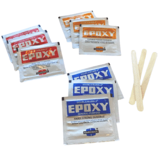 Job-Sized Packet of Epoxy